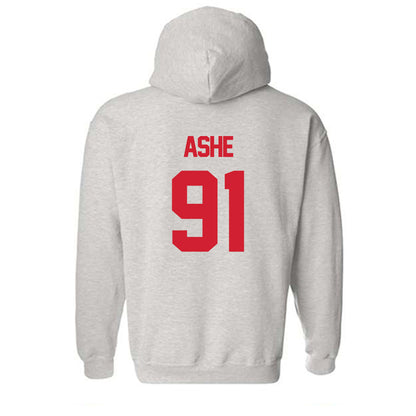 Louisiana - NCAA Football : Priest Ashe - Sports Shersey Hooded Sweatshirt-1