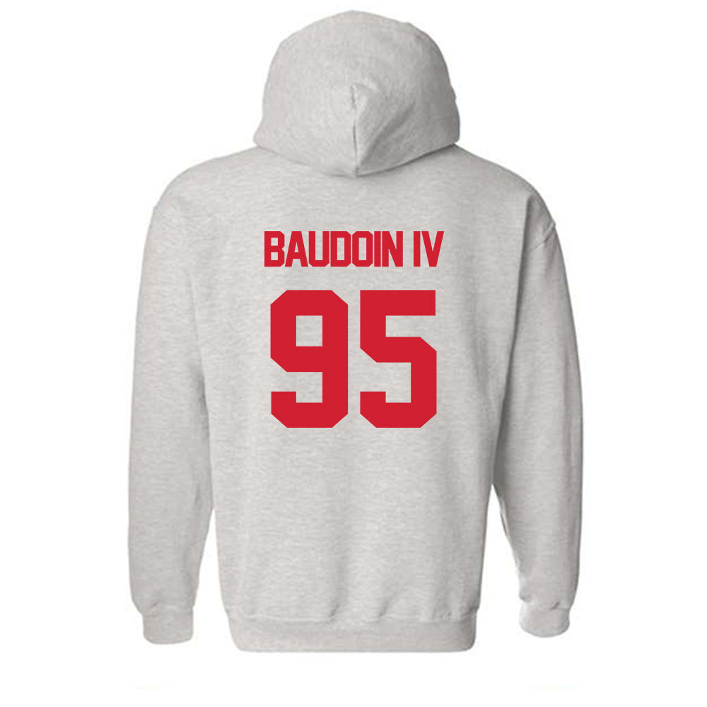Louisiana - NCAA Football : Maxie Baudoin IV - Sports Shersey Hooded Sweatshirt-1