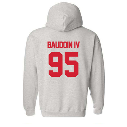 Louisiana - NCAA Football : Maxie Baudoin IV - Sports Shersey Hooded Sweatshirt-1