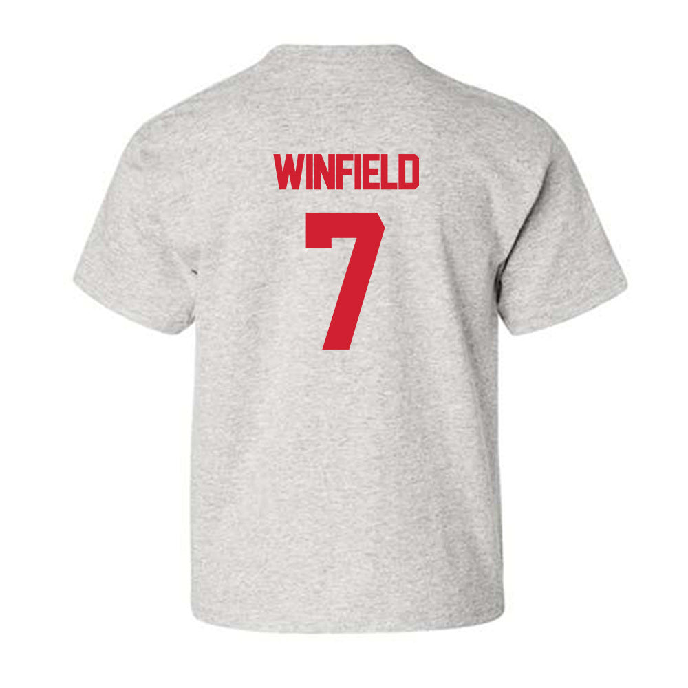 Louisiana - NCAA Football : Lunch Winfield - Sports Shersey Youth T-Shirt-1