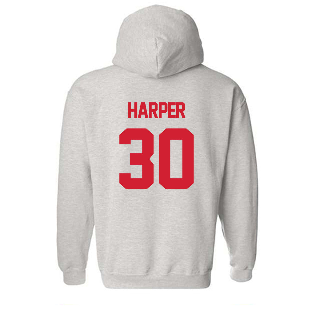 Louisiana - NCAA Football : Julius Harper - Sports Shersey Hooded Sweatshirt-1