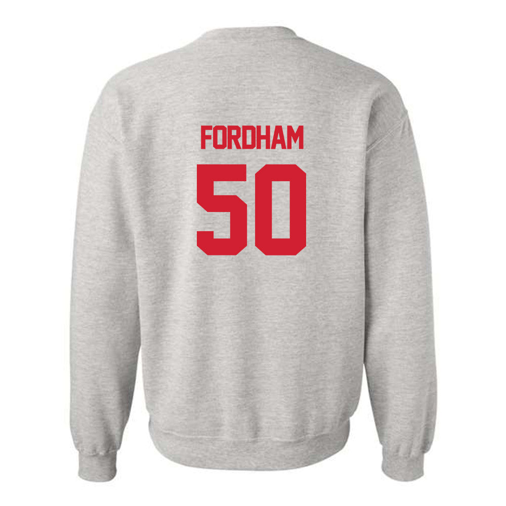 Louisiana - NCAA Football : Cooper Fordham - Sports Shersey Crewneck Sweatshirt-1