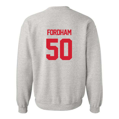 Louisiana - NCAA Football : Cooper Fordham - Sports Shersey Crewneck Sweatshirt-1