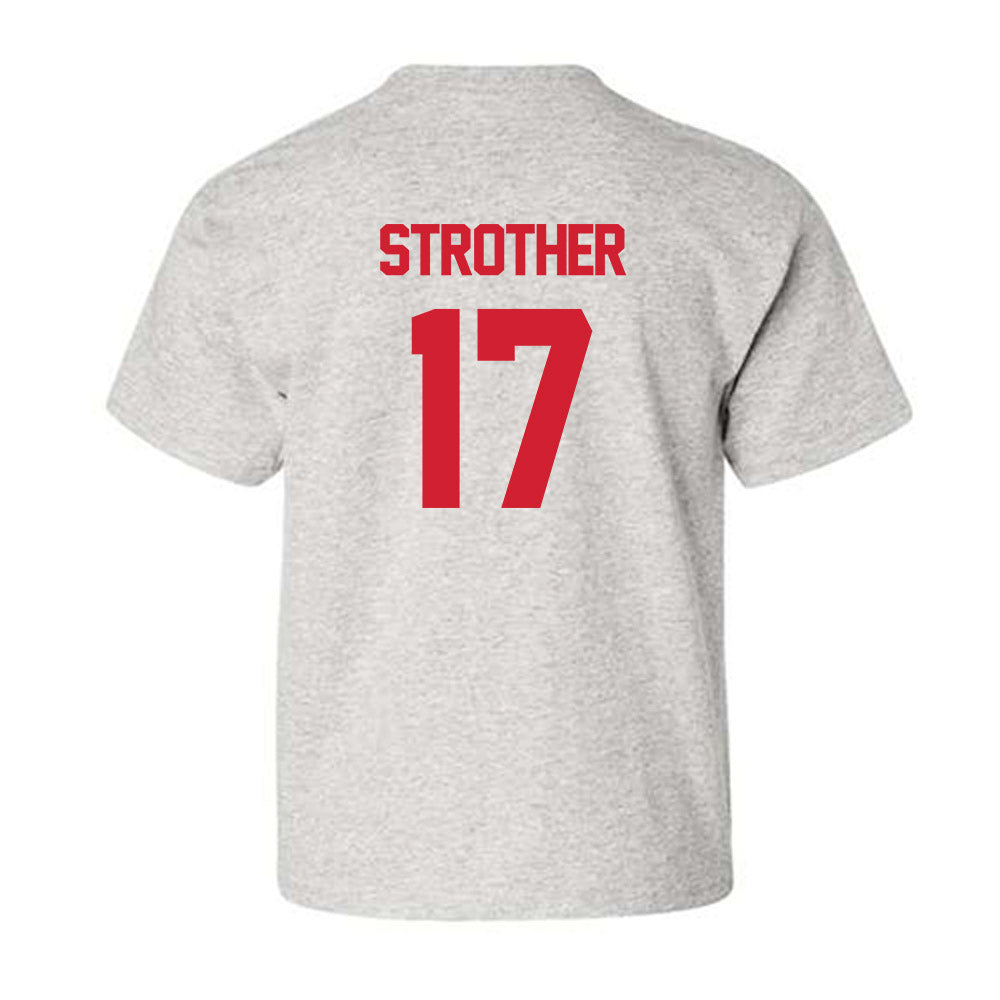 Louisiana - NCAA Football : Landon Strother - Sports Shersey Youth T-Shirt-1