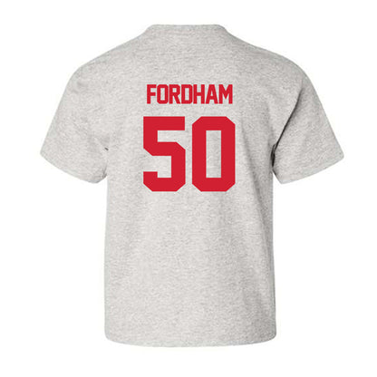 Louisiana - NCAA Football : Cooper Fordham - Sports Shersey Youth T-Shirt-1