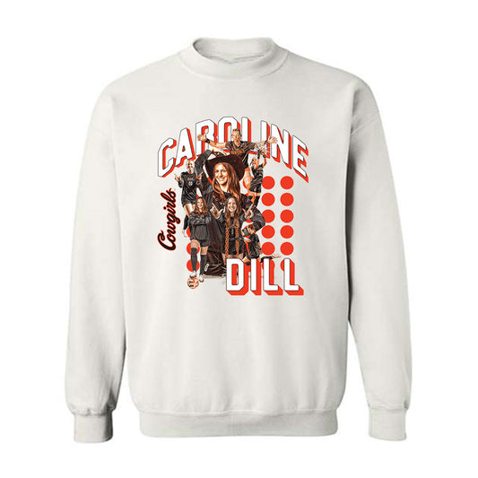 Oklahoma State - NCAA Women's Soccer : Caroline Dill -  Crewneck Sweatshirt Player Collage