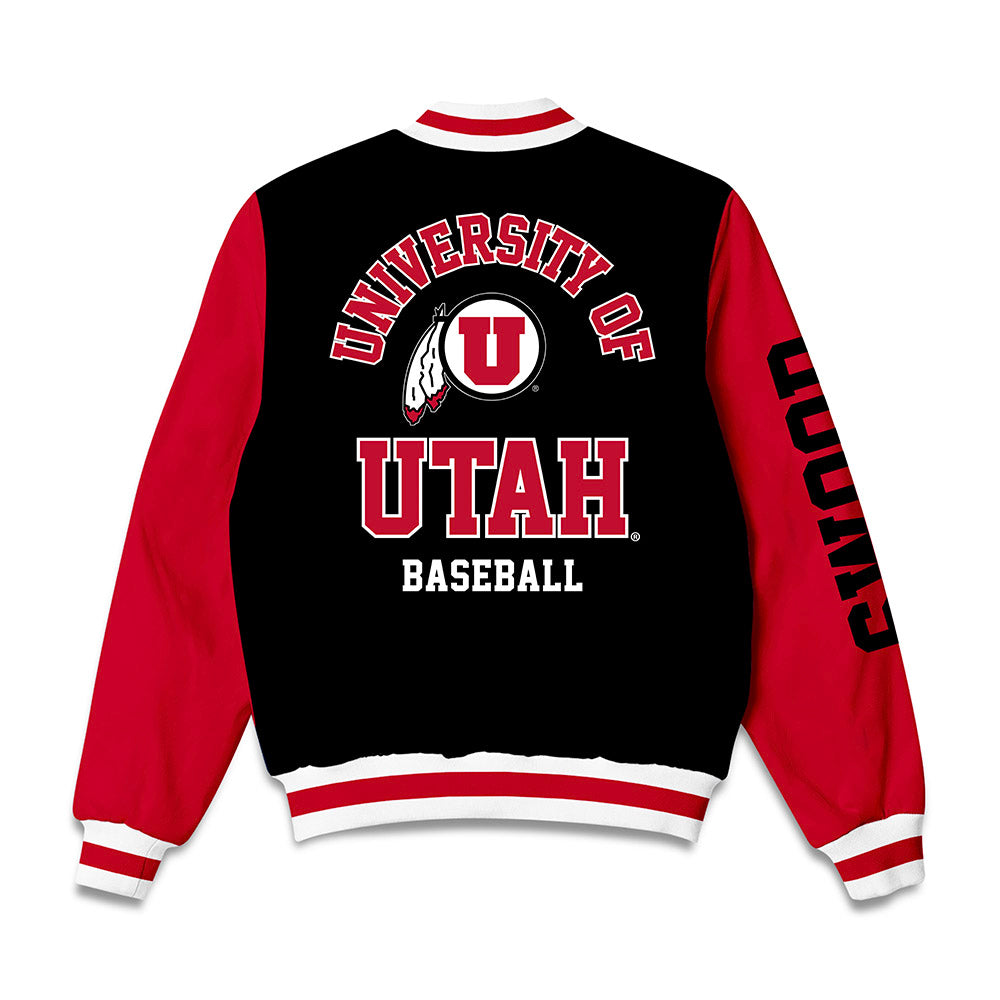 Utah - NCAA Baseball : Cal Miller - Bomber Jacket-1