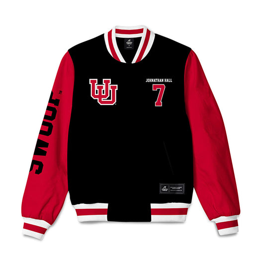 Utah - NCAA Football : Johnathan Hall - Bomber Jacket-0