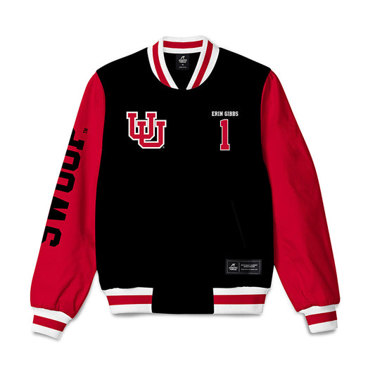 Utah - NCAA Women's Soccer : Erin Gibbs - Bomber Jacket-0