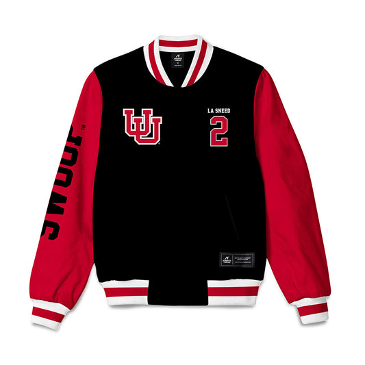 Utah - NCAA Women's Basketball : La Sneed - Bomber Jacket-0