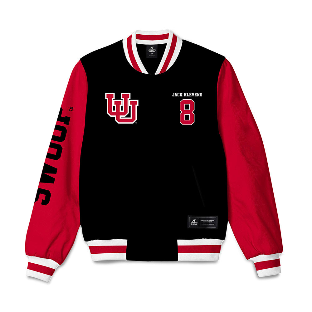 Utah - NCAA Baseball : Jack Kleveno - Bomber Jacket-0