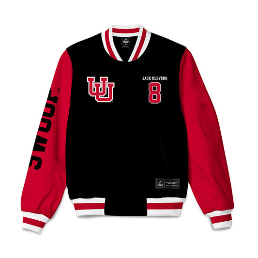 Utah - NCAA Baseball : Jack Kleveno - Bomber Jacket-0