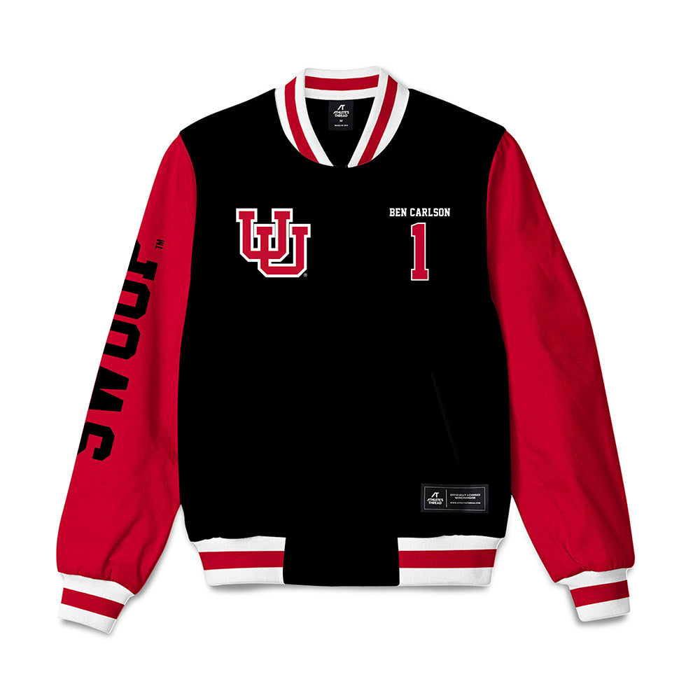 Utah - NCAA Men's Basketball : Ben Carlson - Bomber Jacket