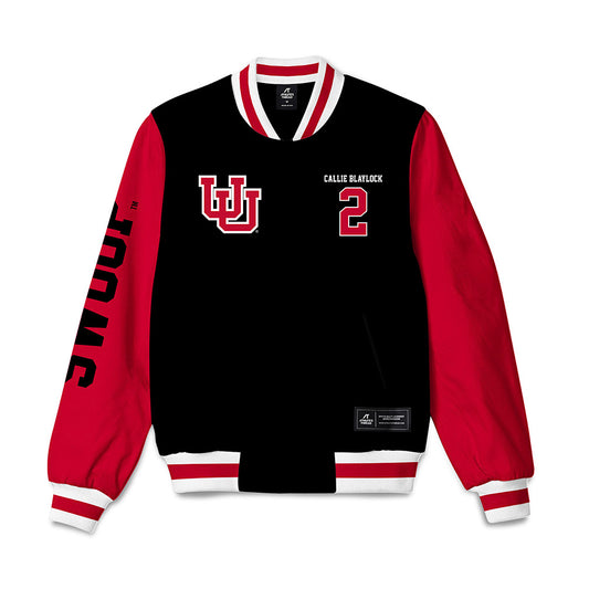 Utah - NCAA Women's Soccer : Callie Blaylock - Bomber Jacket-0