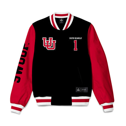 Utah - NCAA Baseball : Colter McAnelly - Bomber Jacket-0