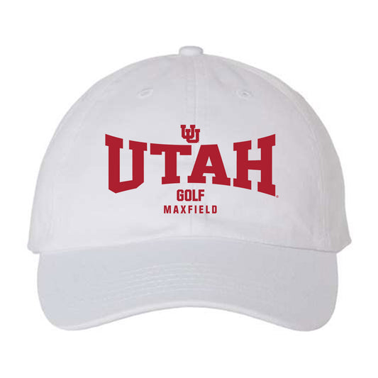 Utah - NCAA Men's Golf : Oscar Maxfield - Dad Hat