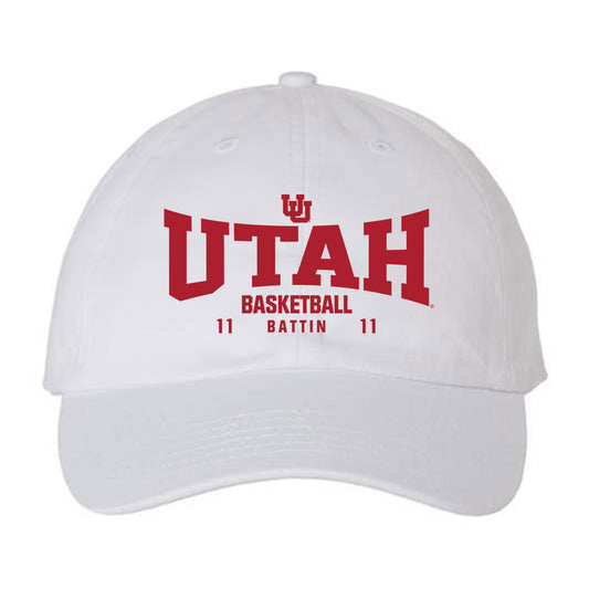 Utah - NCAA Men's Basketball : Riley Battin - Dad Hat