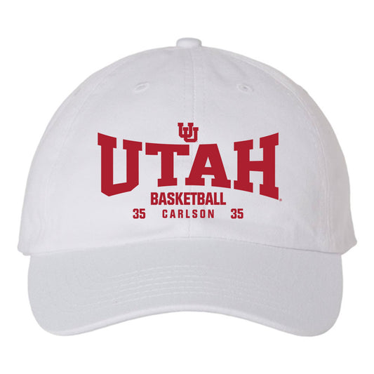 Utah - NCAA Men's Basketball : Branden Carlson - Dad Hat