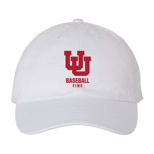 Utah - NCAA Baseball : Dillon Fine - Dad Hat-0