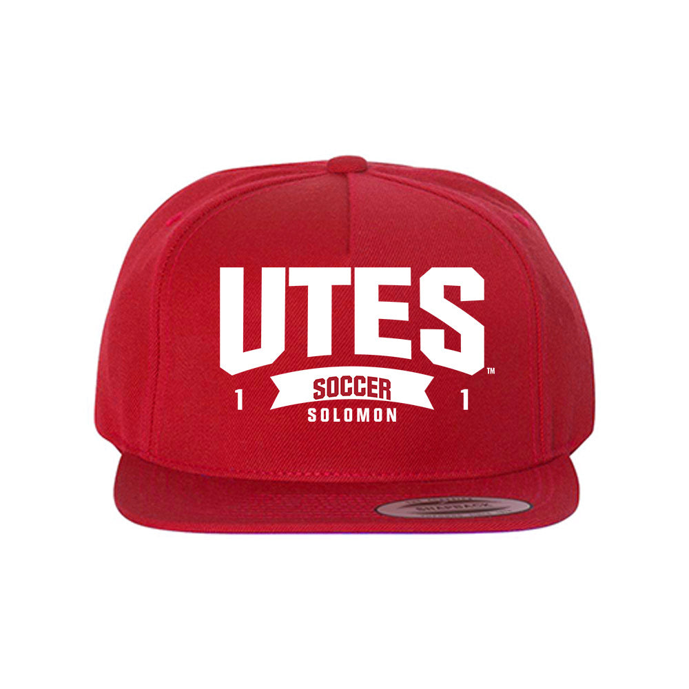 Utah - NCAA Women's Soccer : Anna Solomon - Snapback Hat-0