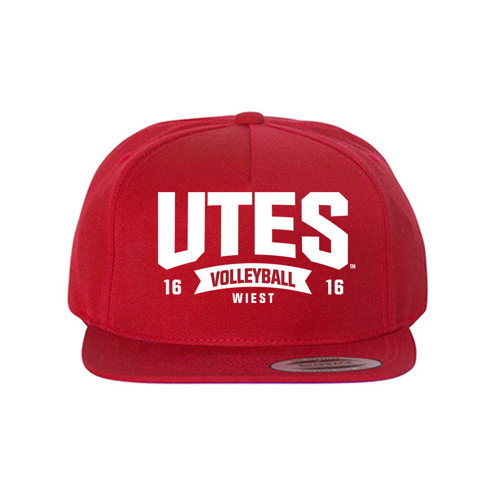 Utah - NCAA Women's Volleyball : Devyn Wiest - Snapback Hat-0