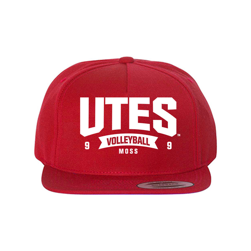 Utah - NCAA Women's Volleyball : Grace Moss - Snapback Hat-0