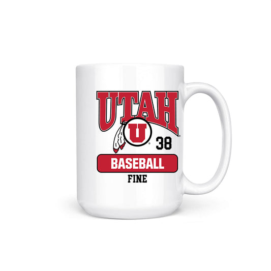 Utah - NCAA Baseball : Dillon Fine - Coffee Mug-0