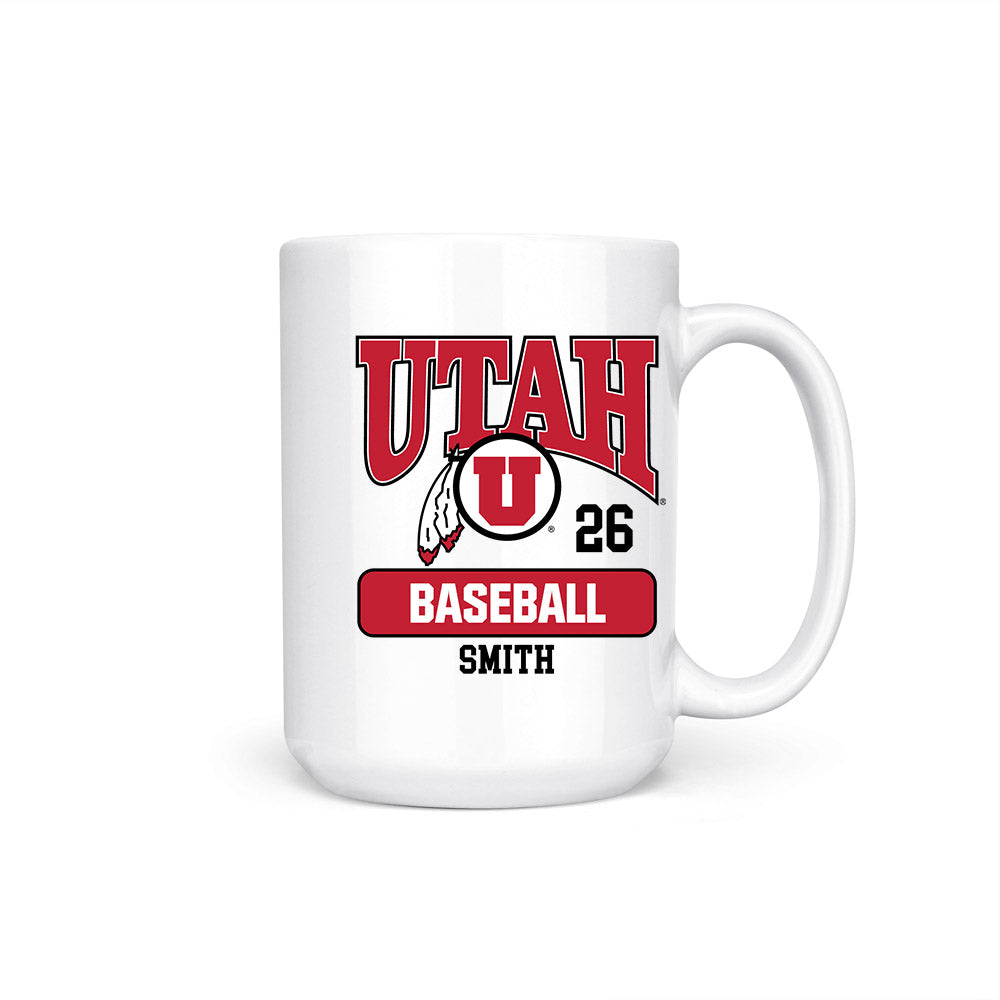 Utah - NCAA Baseball : Derek Smith - Coffee Mug-0