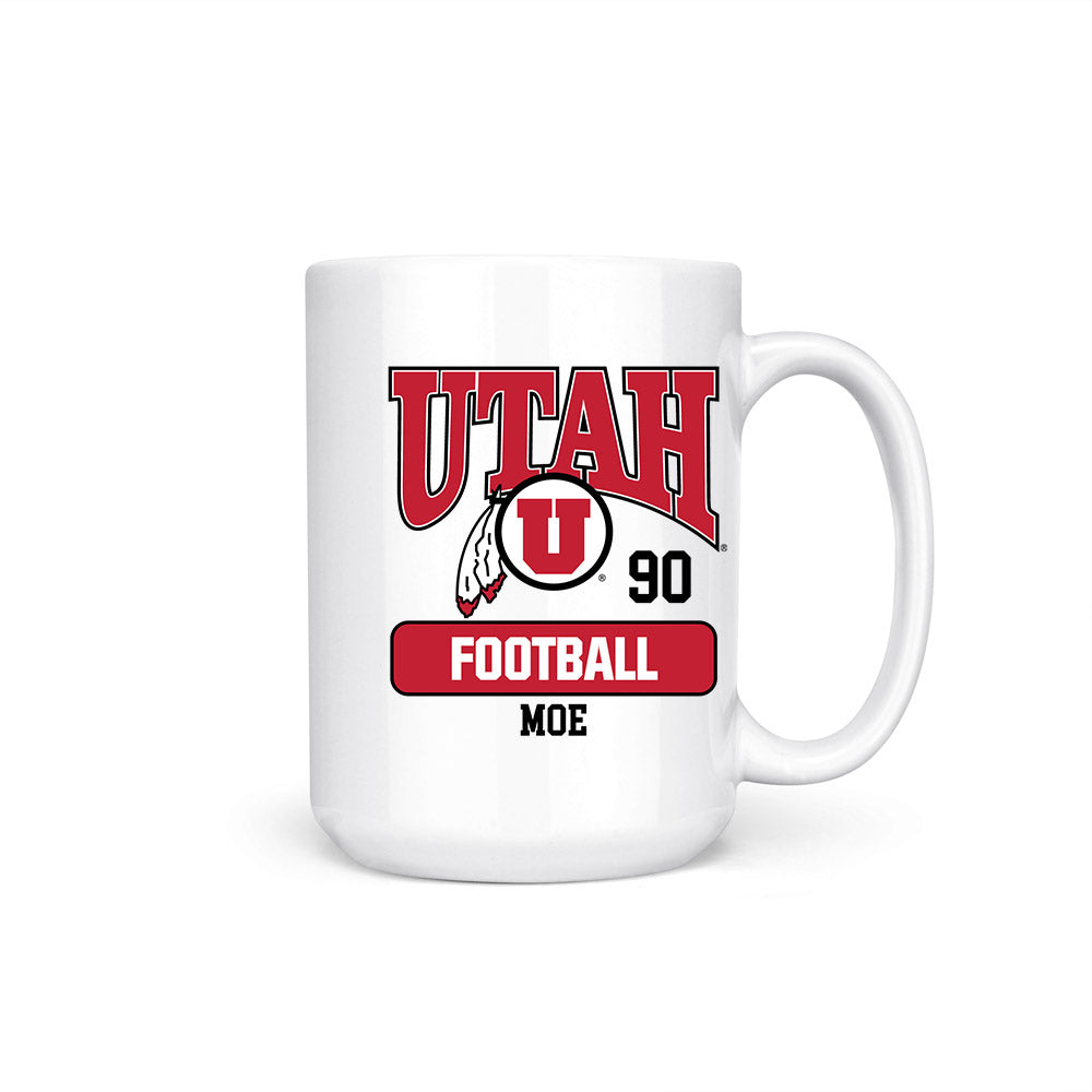 Utah - NCAA Football : Jireh Moe - Coffee Mug-0