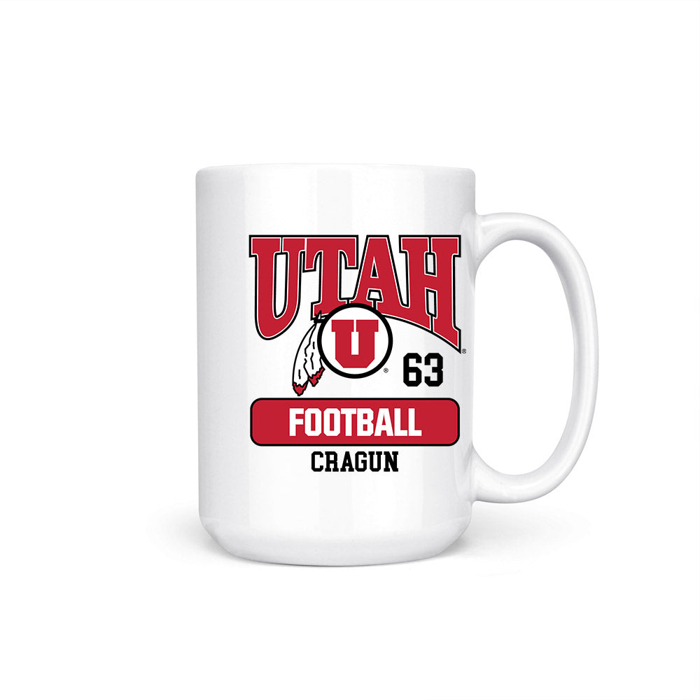 Utah - NCAA Football : Tanner Cragun - Coffee Mug-0