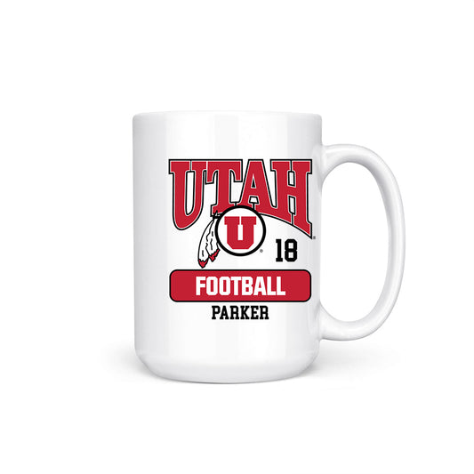 Utah - NCAA Football : Earl Parker - Coffee Mug-0