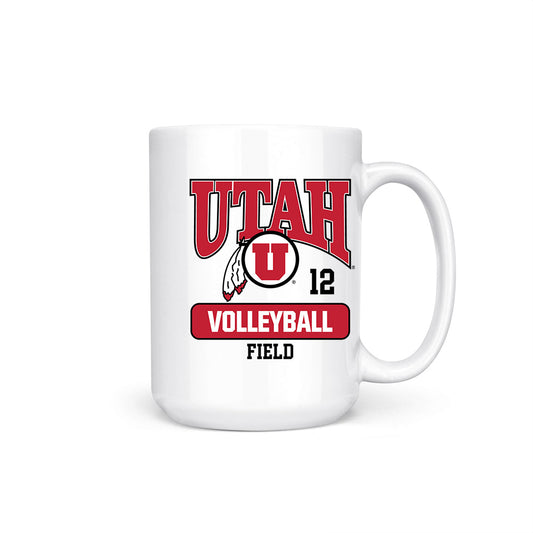 Utah - NCAA Women's Volleyball : Katelynn Field - Coffee Mug-0