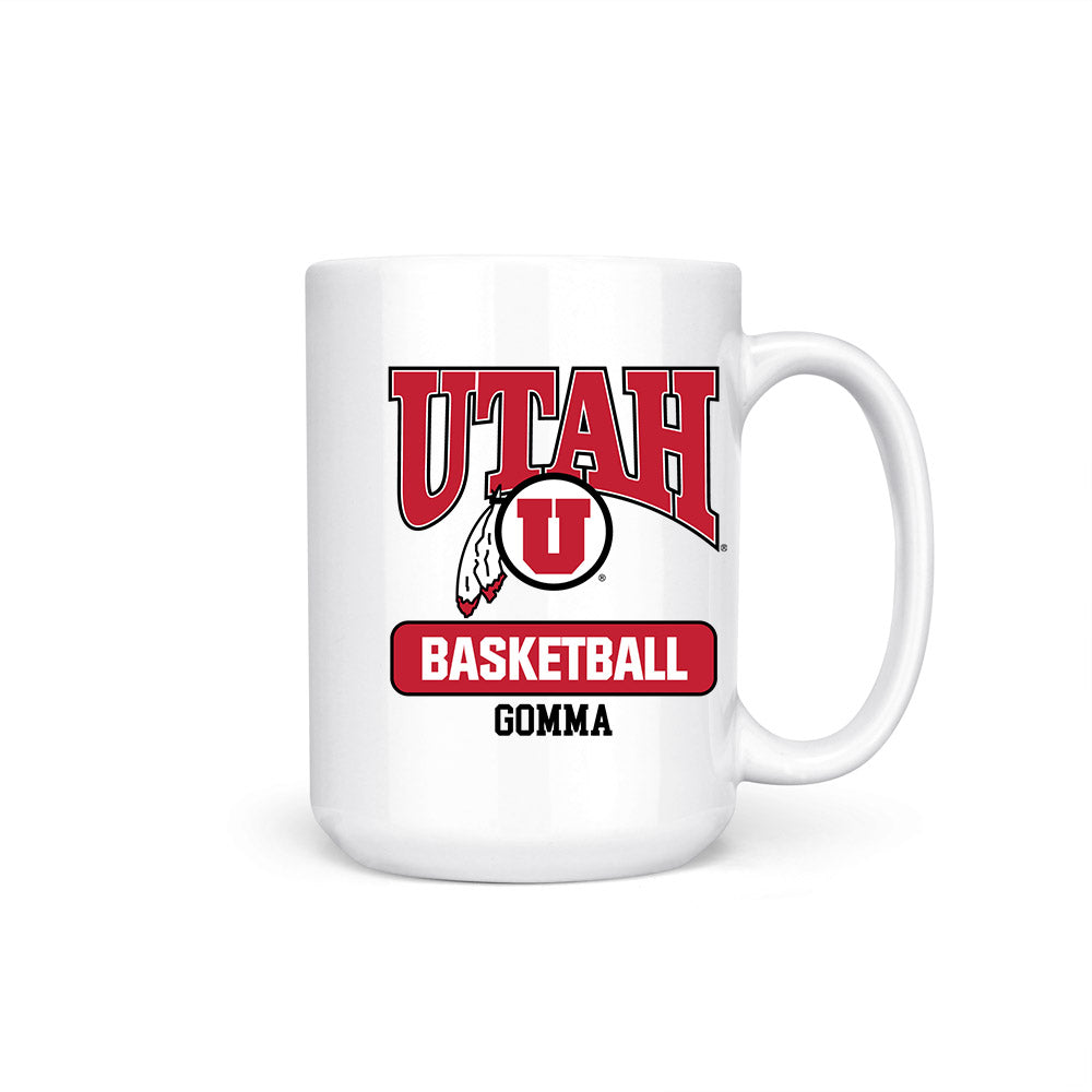 Utah - NCAA Men's Basketball : Malek Gomma - Coffee Mug-0