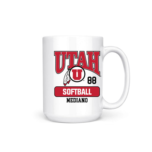 Utah - NCAA Softball : Taylor Mediano - Coffee Mug-0