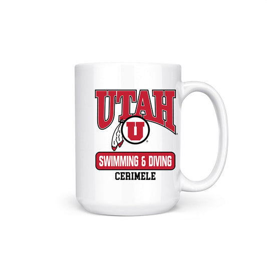 Utah - NCAA Women's Swimming & Diving : Sophia Cerimele - Coffee Mug-0