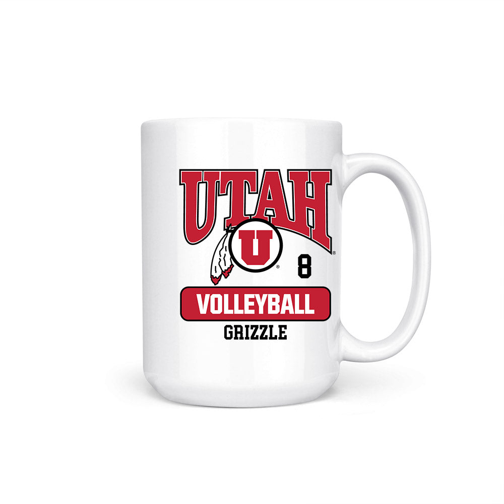 Utah - NCAA Women's Volleyball : Sierra Grizzle - Coffee Mug-0