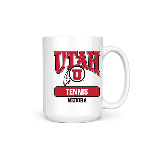 Utah - NCAA Women's Tennis : Kamea Medora - Coffee Mug-0