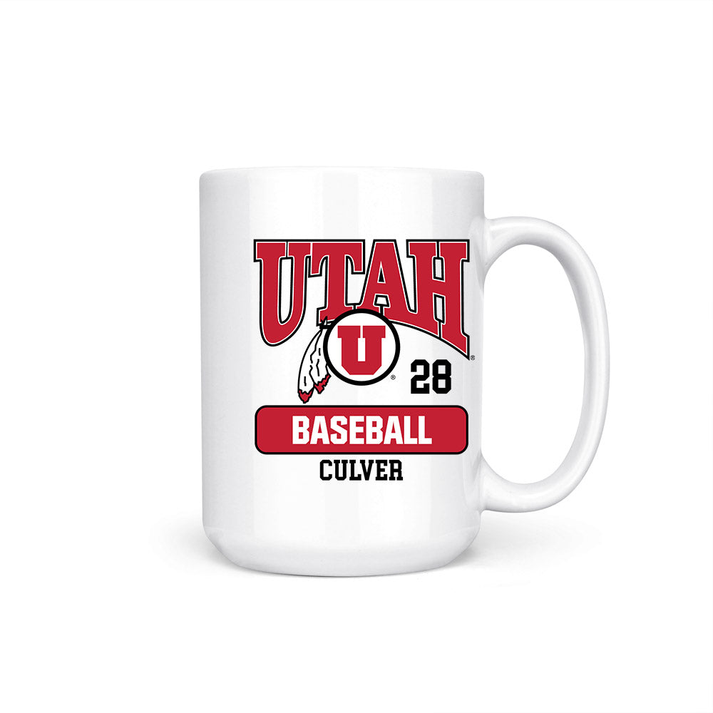 Utah - NCAA Baseball : Ian Culver - Coffee Mug-0