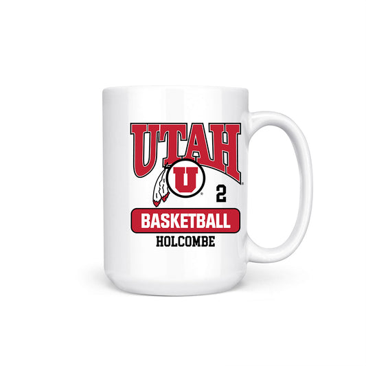 Utah - NCAA Men's Basketball : Jackson Holcombe - Coffee Mug-0