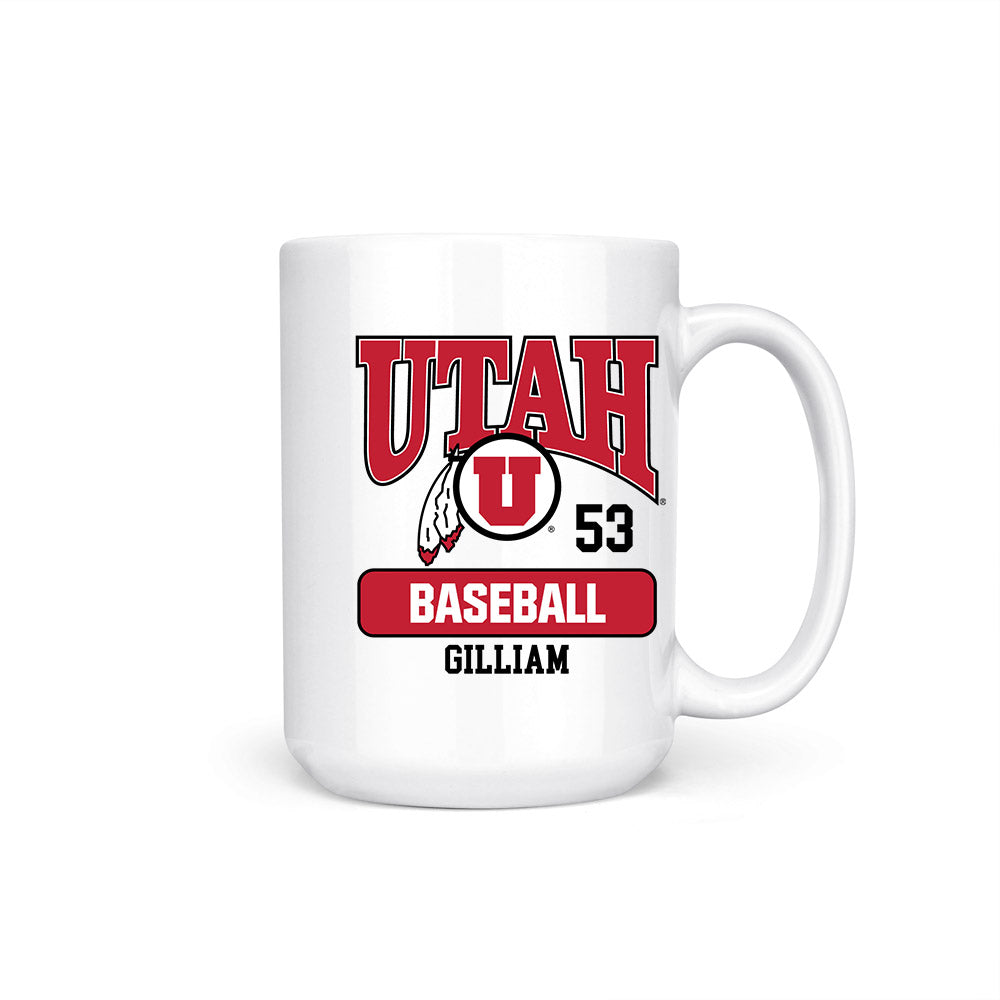 Utah - NCAA Baseball : Jet Gilliam - Coffee Mug-0