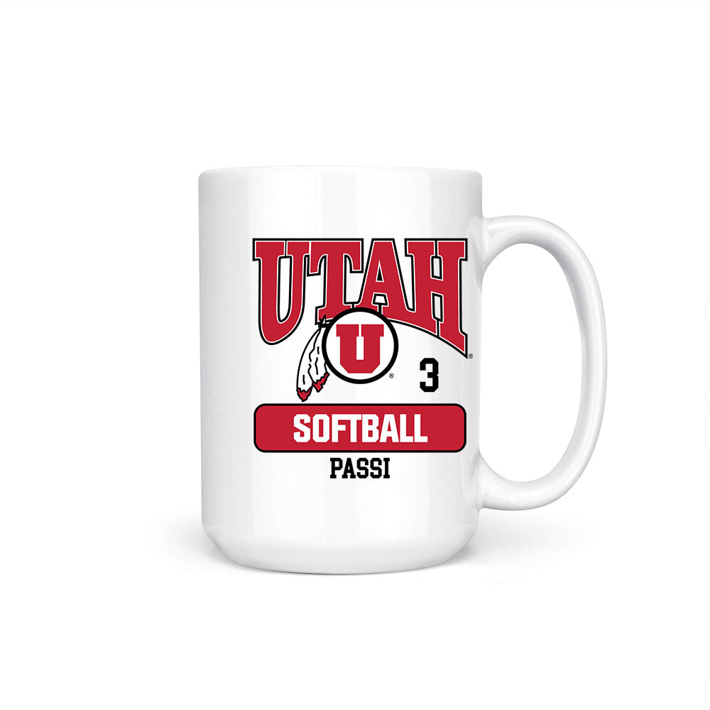 Utah - NCAA Softball : Shonty Passi - Coffee Mug-0
