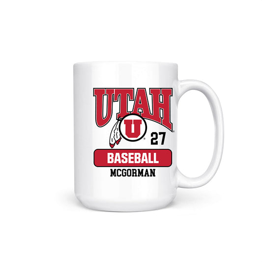 Utah - NCAA Baseball : Anson Mcgorman - Coffee Mug-0