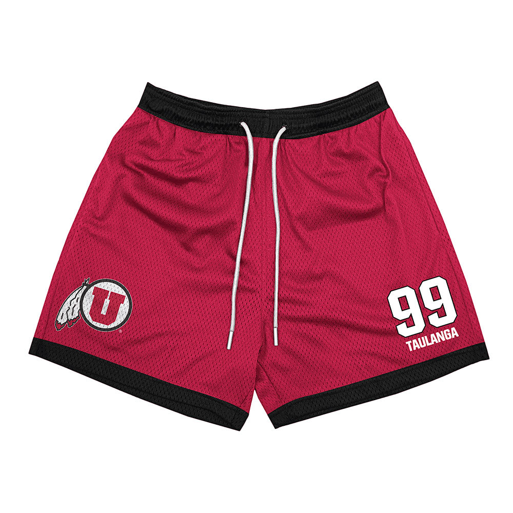 Utah - NCAA Football : Semi Taulanga - Shorts-0