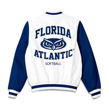 FAU - NCAA Softball : Makenna Lee - Bomber Jacket-1