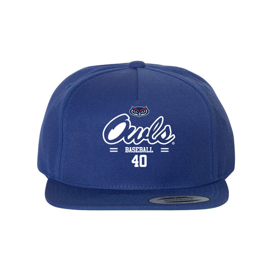 FAU - NCAA Baseball : Brayden Gilson - Snapback Hat-0