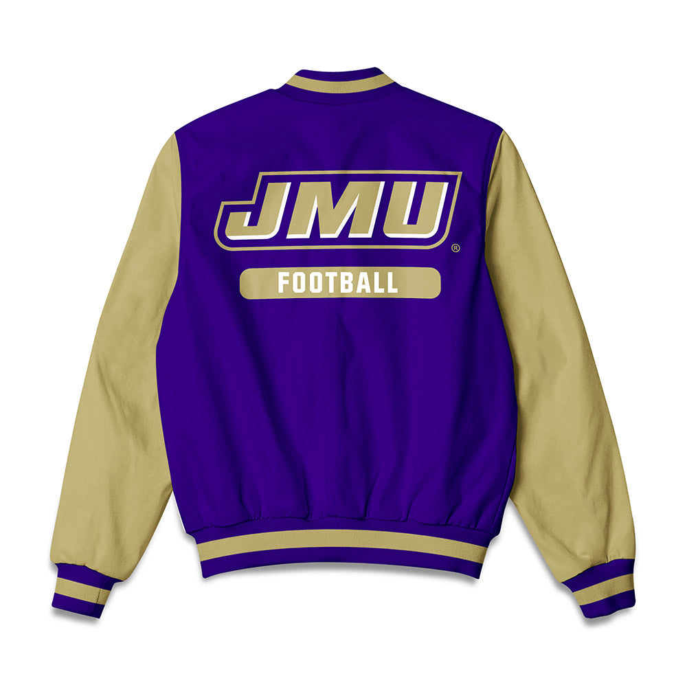 JMU - NCAA Football : Roddrey McWilliams - Bomber Jacket-1
