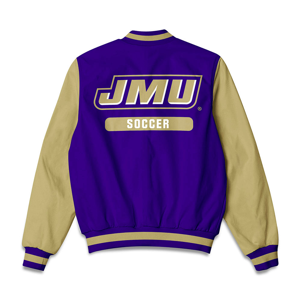 JMU - NCAA Men's Soccer : Erik Jaspers - Bomber Jacket-1