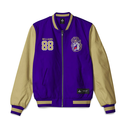 JMU - NCAA Football : Dylan Williams - Bomber Jacket-0