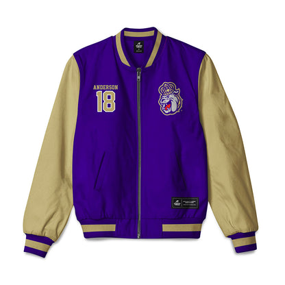 JMU - NCAA Baseball : Jack Anderson - Bomber Jacket-0