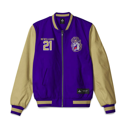 JMU - NCAA Football : Roddrey McWilliams - Bomber Jacket-0
